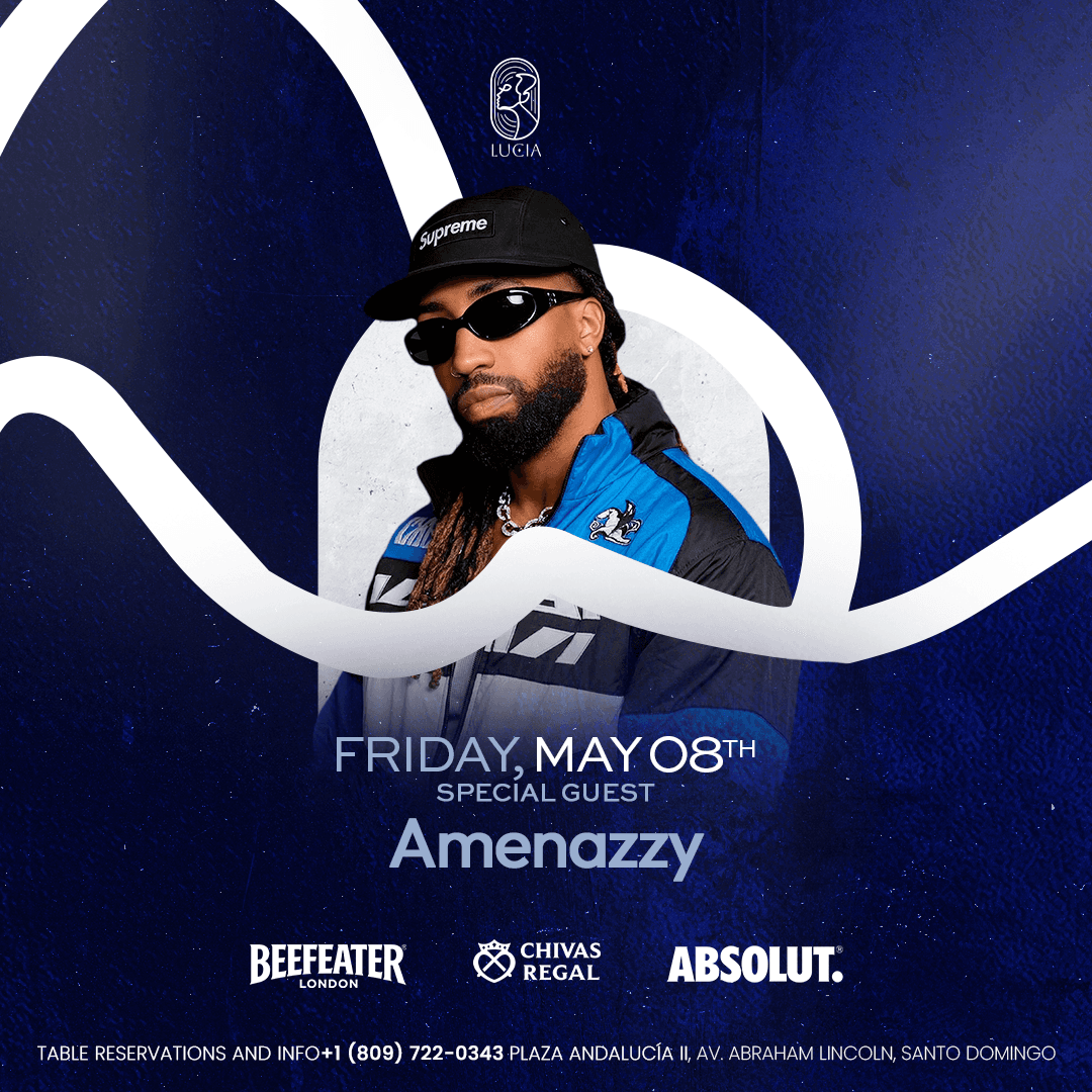 Friday, May 8th at @luciasdq . Amenazzy live.