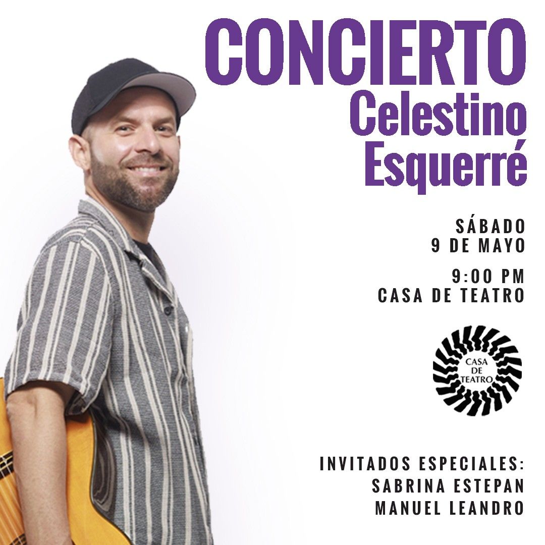 Celestino Esquerré en concierto en Santo Domingo